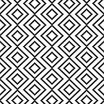 Aztec geometric ethnic pattern background vector illustration Stock Illustration