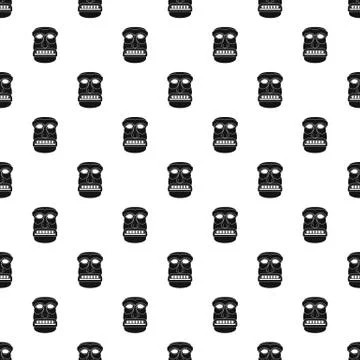 Aztec idol pattern seamless vector 스톡 일러스트