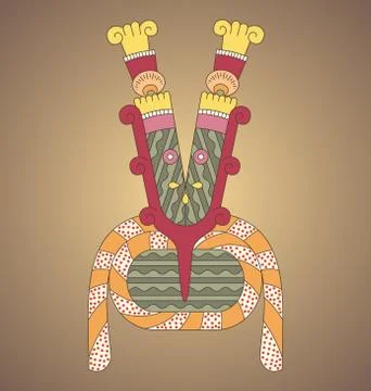 Aztec Stock Illustration