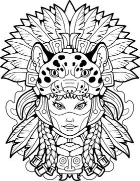 Aztec Stock Illustration