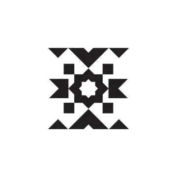 Aztec pattern design Stock Illustration