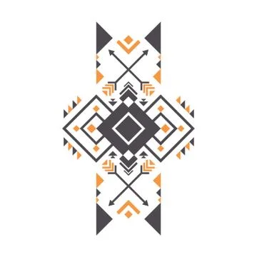 Aztec pattern Illustrazione stock