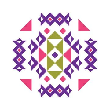 Aztec pattern 스톡 일러스트
