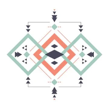 Aztec pattern Illustrazione stock