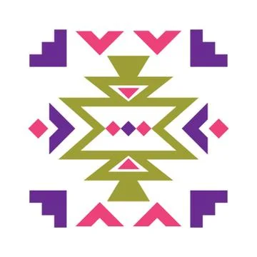 Aztec pattern Stock Illustration