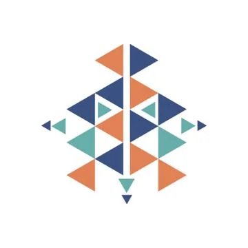 Aztec pattern Illustrazione stock