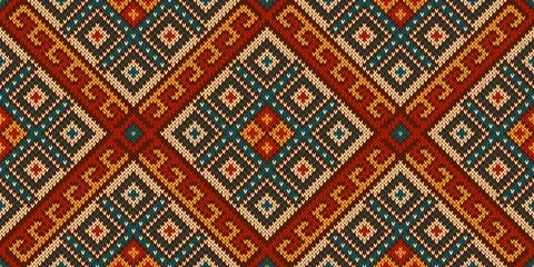 Aztec peruvian mexican pattern, ethnic ornament Stock Illustration
