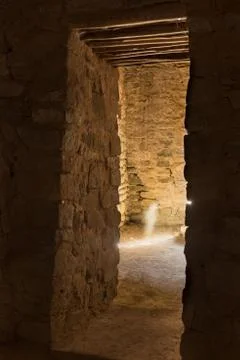 Aztec Ruins Light Stock Photos