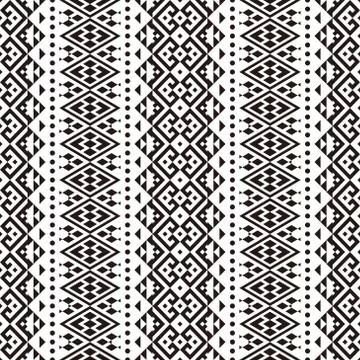 Aztec seamless ethnic pattern texture background design vector Illustration