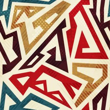 Aztec seamless pattern Stock Illustration