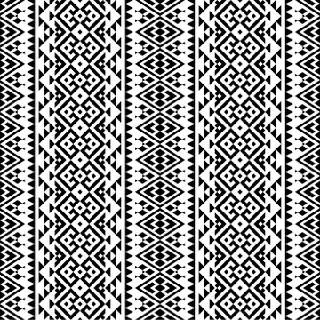 Aztec seamless pattern texture design vector Stock Illustration