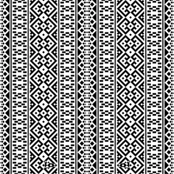 Aztec seamless pattern texture design vector Stock Illustration