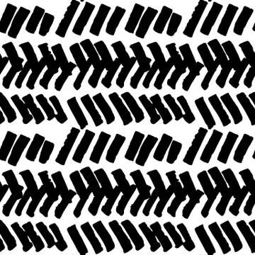 Aztec seamless pattern. Vector monochrome ornament. Stock Illustration