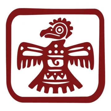Aztec symbol design Stock Illustration