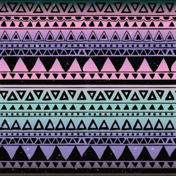 Aztec tribal seamless pattern Stock Illustration