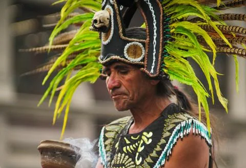 Aztec warrior Stock Photos