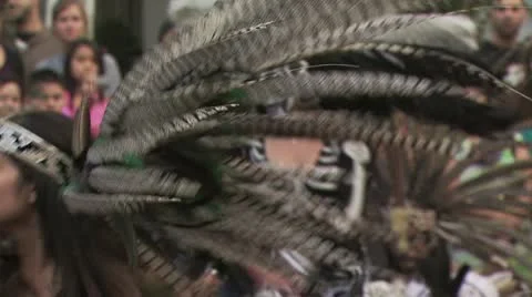 Aztec women dancing 스톡 동영상 19119071