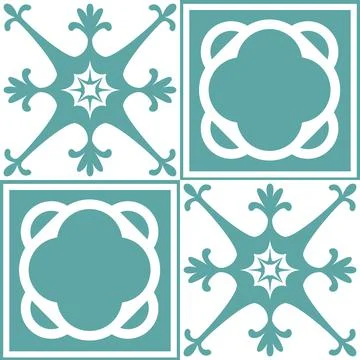 Azulejo seamless pattern stylish trendy ceramic tile design element for kitch Ilustración de archivo