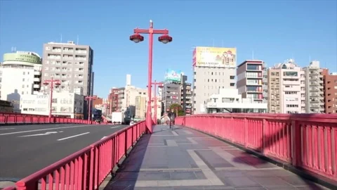 Azumabashi Bridge Stock Footage 84294666