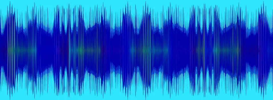 Azure abstract equalizer. Stock Illustration