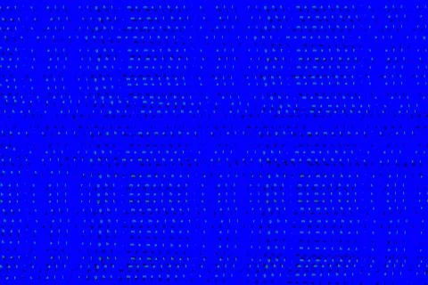 Azure black text pattern That's alright mama on blue Stock Illustration