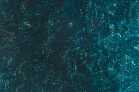 Azure blue paint diffusing with water. High quality photo Stock Photos