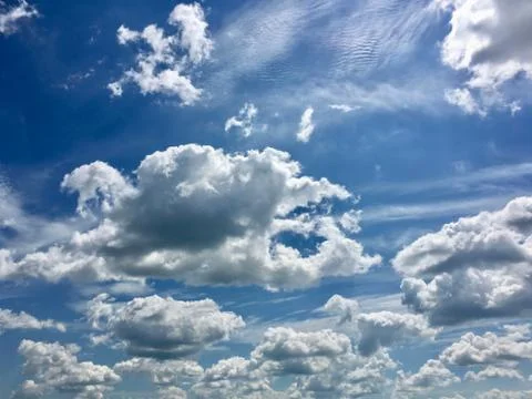 Azure Cirrocumulus Stock Photos