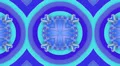 Azure kaleidoscope background, loop HD HD Footage