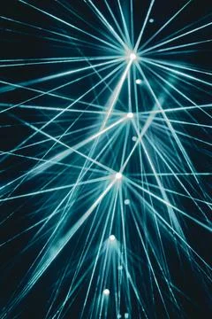 Azure Laser Performance Stock Photos