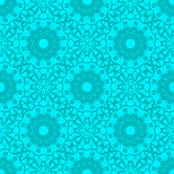 Azure Ornamental Seamless Line Pattern Illustrazione stock
