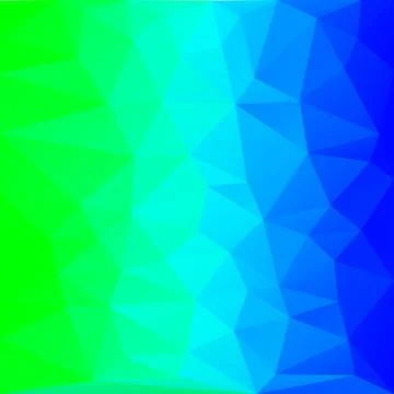 Azure polygon vector background Stock Illustration