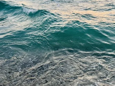 Azure sea surface Foto stock