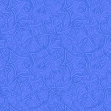 Azure seamless curved rectangle pattern background イラスト素材