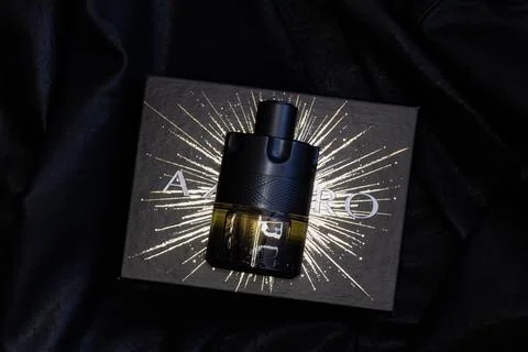 Azzaro The Most Wanted Eau de Toilette Gift Box Stock Photos
