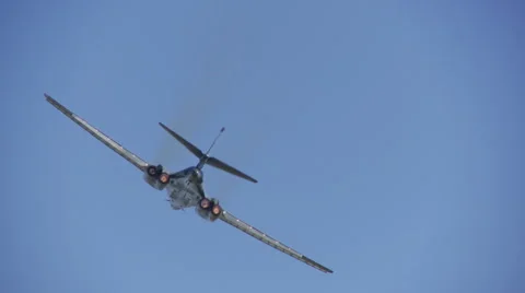A B-1 Lancer in flight Stock Footage 4090398