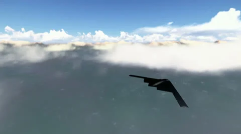 B-2 Spirit of Stealth Stock Footage 24724009