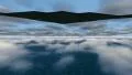 B-2 Stealth Bomber flying over ocean HD Footage