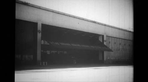 B-24 Liberators being towed by land vehicles Stock Footage 39914571