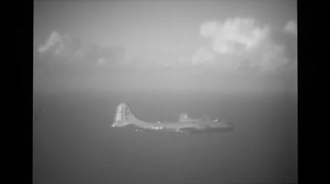 B-29'S Raid Iwo Jima 6 Stock Footage 36306607