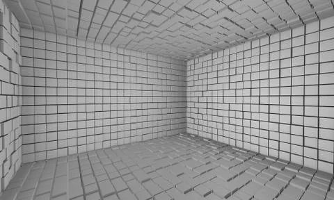 B-3d wall-7 Illustrazione stock