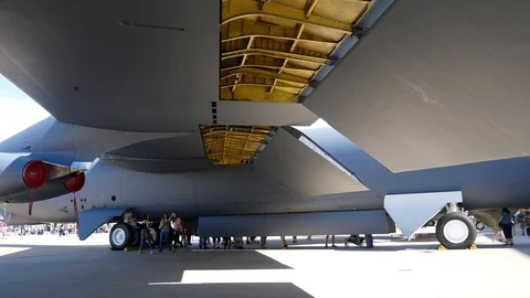 B-52 Stratofortress on Display at Tinker Air Force Base Stock Footage 109328637