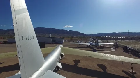 B-52 Tail Section Stock Footage 62248595