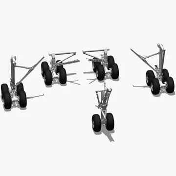 B 747 Landing Gear ~ 3D Model ~ Download #91023978 | Pond5