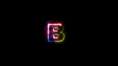 B Alphabet Stock Footage 319153606