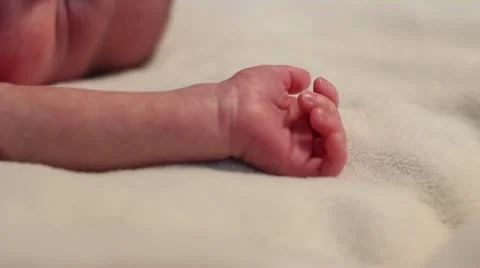 B Baby 002 Stock Footage 12389631