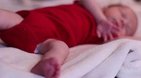 B Baby 006 Stock Footage 12389608