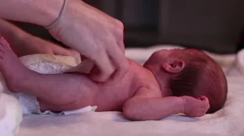 B Baby 009 Stock Footage 12389637