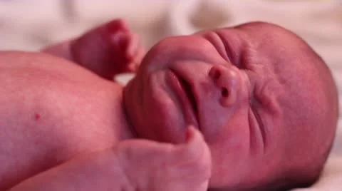 B Baby 015 Stock Footage 12389658