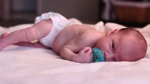 B Baby 017 Stock Footage 12389595