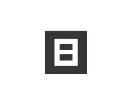 B Block logo . Vector logo template Stock Illustration